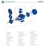 Single Phase Dual-capacitor Induction Electrical Motor