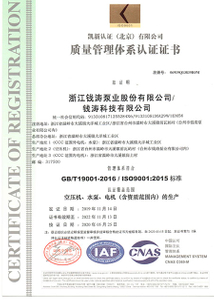 ISO9001 Certificate