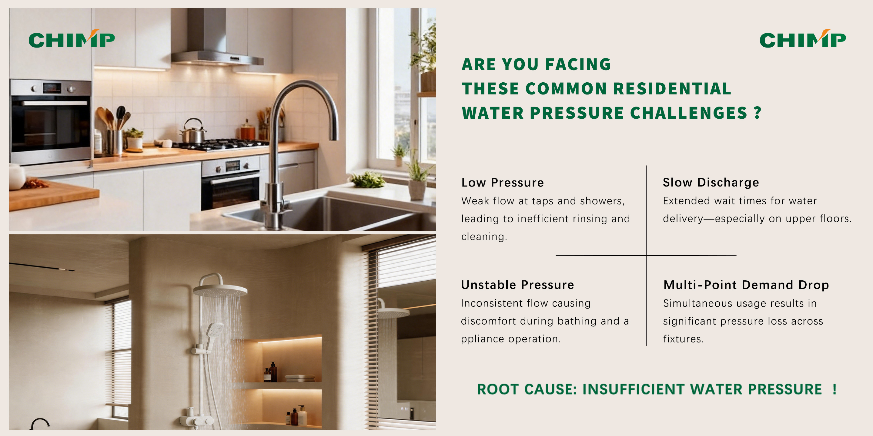 Smart Home Water Boosting Solution